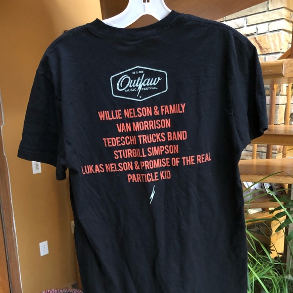 Outlaw Music Festival Willie Nelson T-Shirt Small - Picture 5 of 6